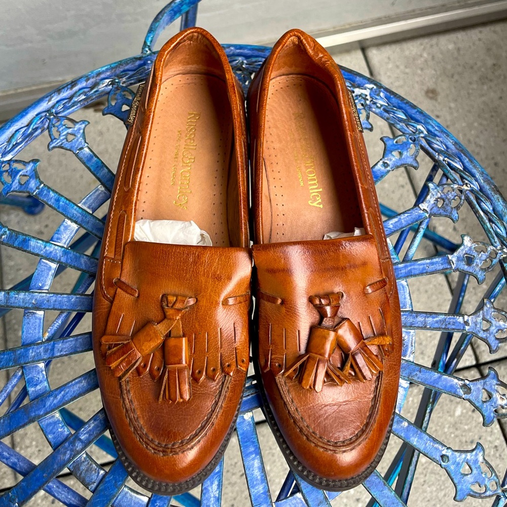Leather Russell and Bromley Loafers 👞 🤎